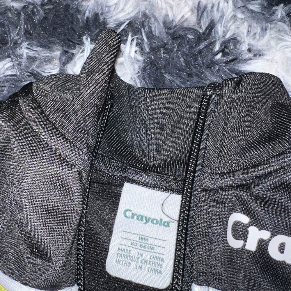 Crayola Gray Jacket with Vibrant Accents - Picture 5 of 6